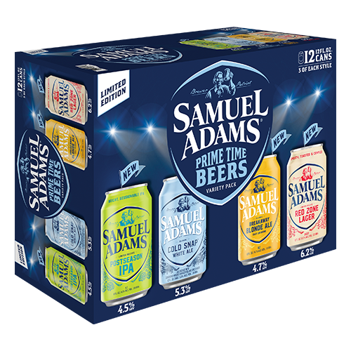 Prime Time Beers Variety Pack Samuel Adams